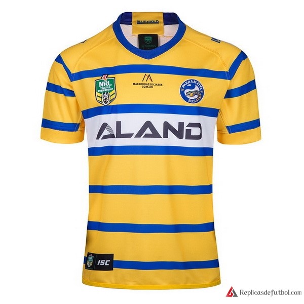 Camiseta Parramatta Eels Segunda equipación 2018 Amarillo Rugby